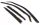 NovaLine Windabweiser Opel Astra Iv J 4/5-türig 2009-2016(4 Stück) hatchback.sedan