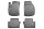 Opel Zafira (B) ( 2005-2014 ) Aristar hochwandige 3D Gummifußmatten
