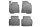Hyundai iX35 (II) / Kia Sportage (III) ( 2010-2015 )Aristar hochwandige 3D Gummifußmatten
