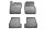 Ford Focus (III) ( 2010-2018 ) Aristar hochwandige 3D Gummifußmatten