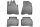Hyundai Tucson (III) ( 2015- 2020 ) / Kia Sportage (IV) ( 2015-2018 ) Aristar hochwandige 3D Gummifußmatten