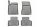 Mercedes A-Class (W177) / B-Class (W247) ( 2018- ) / Mercedes CLA (C118) / GLA (H247) ( 2019- ) Aristar hochwandige 3D Gummifußmatten