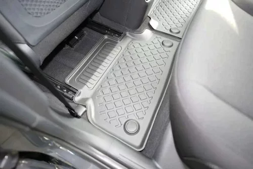 Hyundai Kona Electric (II) ( 2023- ) Aristar 3D-Gummimattenset mit hohem Rand