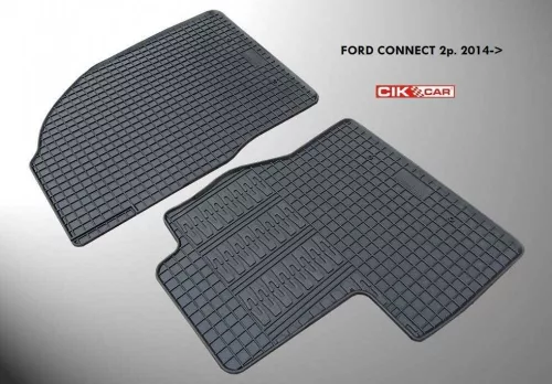 Ford Connect Transit ( 2013-2018 ) 2-Sitzer CikCar Gummifußmatten