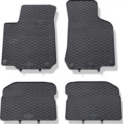 Skoda Octavia (I) ( 1996-2010 ) / Vw Golf IV ( 1997-2006 ) / Seat Leon I ( 1999-2005 )  Geyer&Hosaja fekete Gummifußmatten