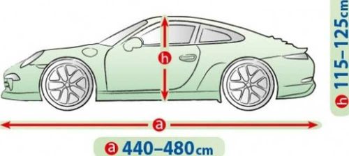 440-480 cm MG Auto-Abdeckplane - XL Kurzheck