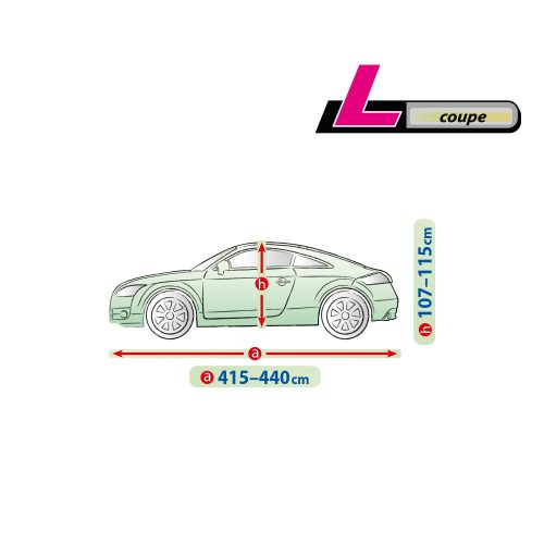 415-440 cm PG Auto-Abdeckplane - L Kurzheck