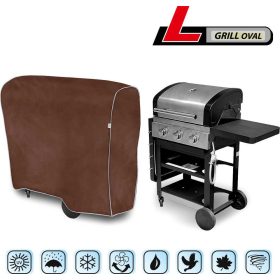 Garten-Grillschutzplane (110  x  101-120 x 60 cm) Trapez L