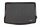 Ford Focus (II) Hatchback ( 2004-2010 ) Rezaw-Plast passgenaue Kofferraumwanne