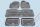 Ford Galaxy (I) / Seat Alhambra / Volkswagen Sharan ( 1995-2006 ) Rezaw-Plast 7-Sitzer Gummifußmattenszett