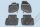 Volvo S60 ( 2000-2009 ) / Volvo S80 TS ( 1998-2006 ) / Volvo V70 ( 2000-2006 ) / Volvo XC70 ( 2000-2007 ) Rezaw-Plast hochwandige Gummifußmatten