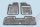 Citroen Berlingo (M49/M59) ( 1996-2008 ) / Peugeot Partner (I) ( 1997-2008 ) Rezaw-Plast hochwandige Gummifußmatten