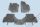 Seat ALTEA / Altea XL ( 2004-2015 ) / Seat Toledo ( 2005-2009 ) Rezaw-Plast hochwandige Gummifußmatten