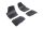 Volkswagen Polo (IV) ( 2001-2009 ) / Volkswagen Fox (2004-) / Seat Cordoba (2002-2008) / Seat Ibiza (2002-2008) / Skoda Fabia (6Y) (1999-2007) Rigum Gummifußmatten