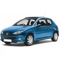 Peugeot 206 Gummifußmatte