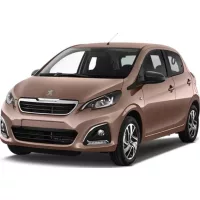 Peugeot 108 Gummifußmatte