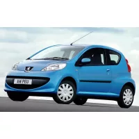 Peugeot 107 Gummifußmatte