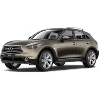 Infiniti QX70 Gummifußmatte