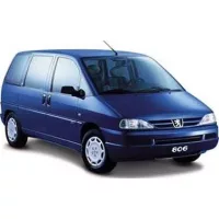 Peugeot 806 Gummifußmatte